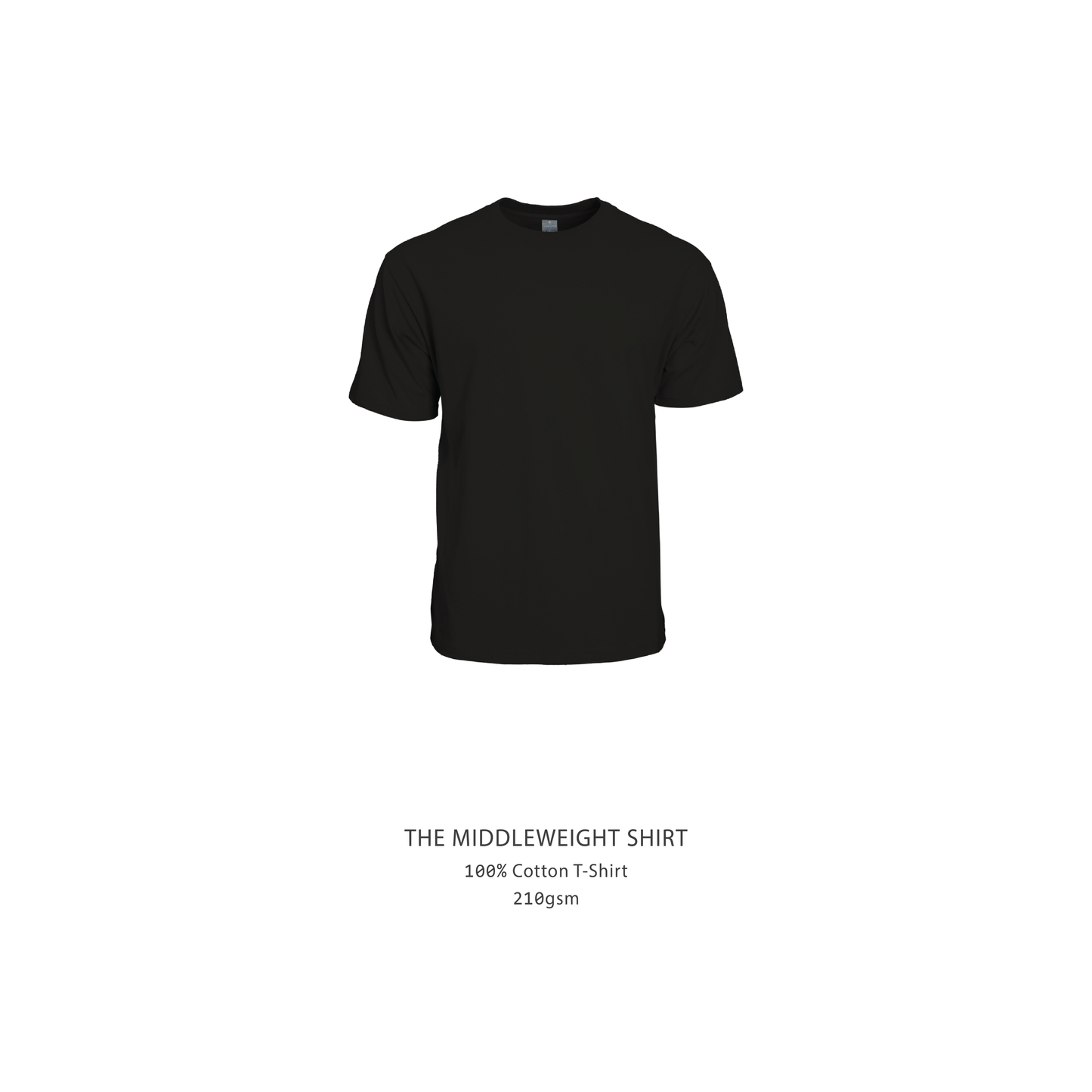 The Middleweight Shirt - "BLACK."