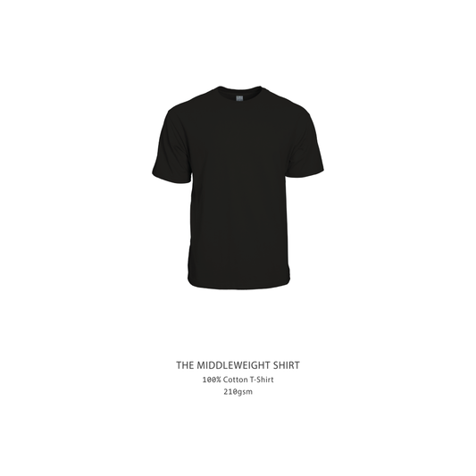 The Middleweight Shirt - "BLACK."