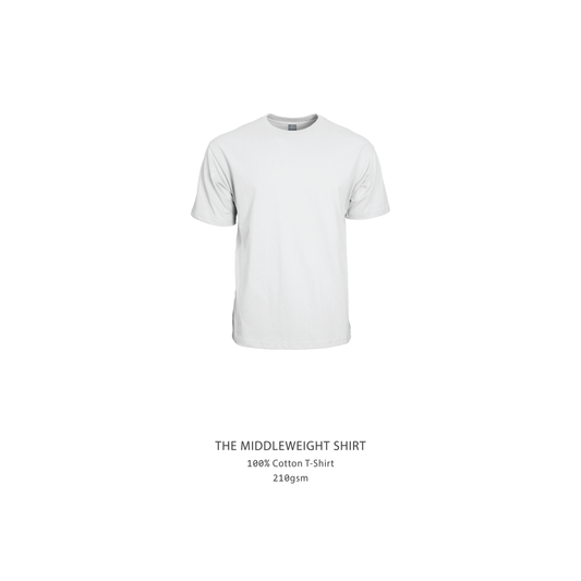 The Middleweight Shirt - "WHITE."